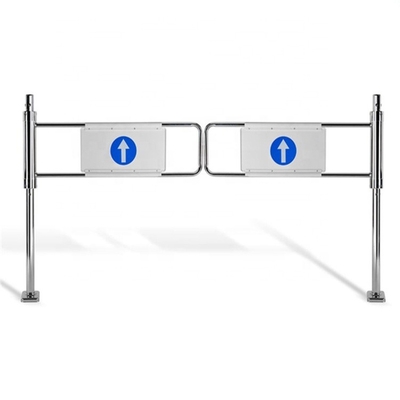 Supermarket Security Flap Barrier Stainless Steel Induction Electronic Entry Gate