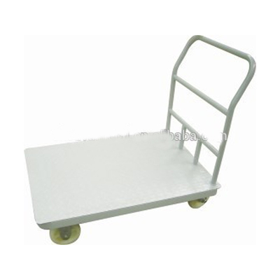 Metal Warehouse Flat Trolley Cart Logistic Table Trolley With Wheel Customer-made available