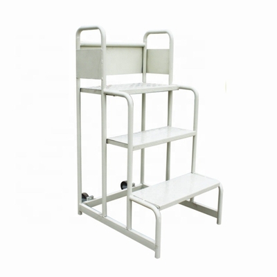 Supermarket Warehouse Ladder Hand Truck powder coating Multi-functional Stairs Truck Ladder