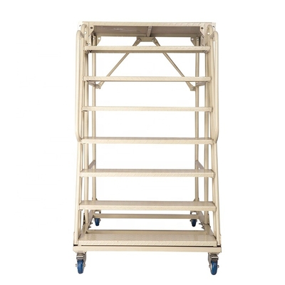 Heavy Duty Ladder Hand Truck Stair Movable Warehouse Step Stainless Steel powder coating